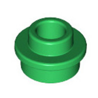 Lego destička kulatá 1x1 s dírou, zelená (6338221)